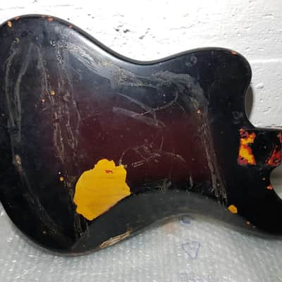 1963 FENDER JAGUAR BODY USA - DAKOTA RED CUSTOM COLOUR image 7