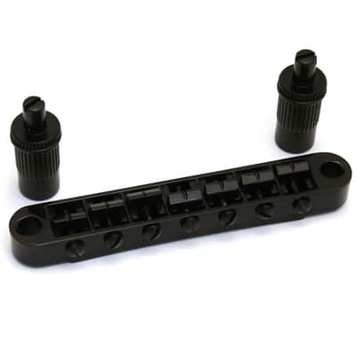GB-TM7-B Black 7-String Tunematic Guitar Bridge with Studs