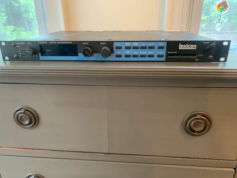 Lexicon PCM 91 Digital Reverberator 1990s - Black image 1