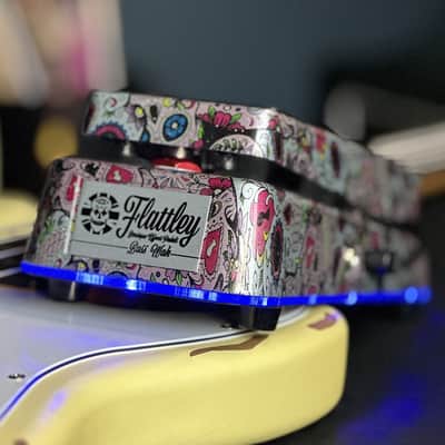 Flattley Guitar Pedals The Flattley Bass Wah - Sugar Skulls image 2