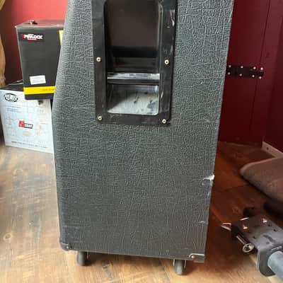 Marshall JCM800 Lead Series Model 1982A 4x12 Angled Guitar Speaker Cabinet w/ Original Celestion G12H-100 T3595 Speakers - Made in England image 5