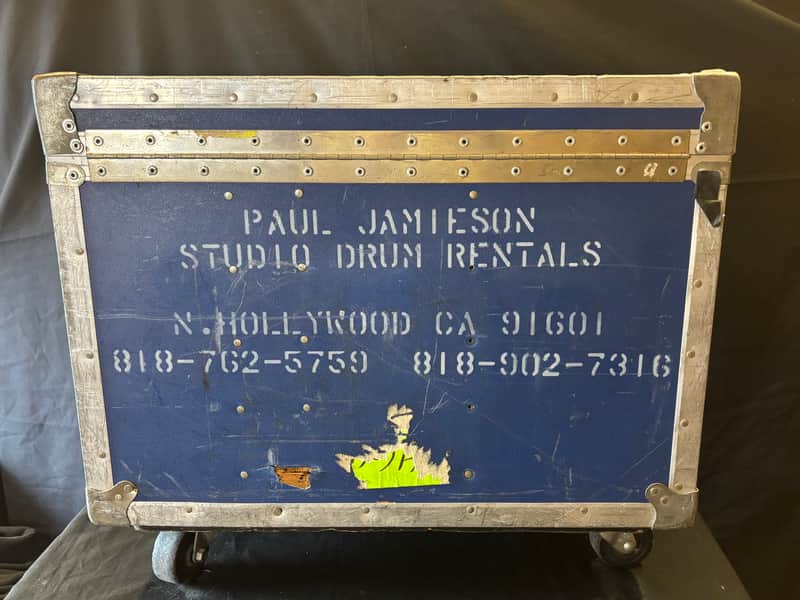 Paul Jamieson Studio Rentals 3 Snare Drum Rolling Road Case 28.5x19.5x23.5" image 1