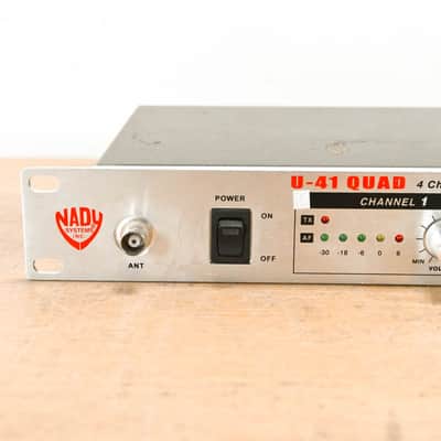 Nady U-41 Quad 4-Channel UHF Receiver (NO POWER SUPPLY) CG012N5 image 4