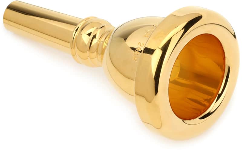 Bach 335 Classic Series Gold-plated Tuba Mouthpiece - 24AW image 1