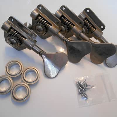 Vintage Yamaha BB300 Bass Tuning Pegs. Tuners. Made in Japan. image 1