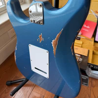 2025 Fender Custom Shop Stratocaster Pro W25 Relic - Aged Lake Placid Blue image 11