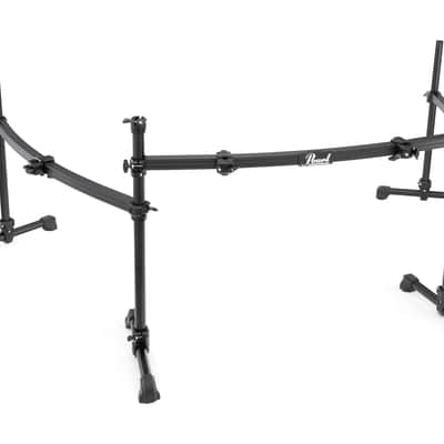 Pearl Icon Three-Sided Drum Rack, Curved/Black (W/Pcx100/B X4 & Pcl100/B X2) image 5