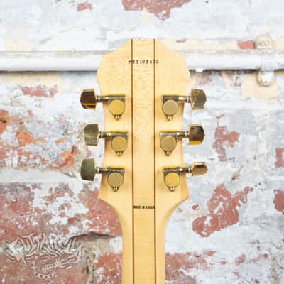Epiphone Sheraton II 1993 Natural Samick Korea MIK image 14