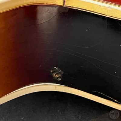 Gretsch Synchromatic model 6037 from 1952 in sunburst finish with case image 16