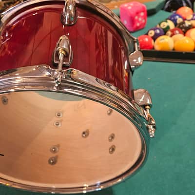 Gretsch catalina maple 10 inch tom - Deep Cherry image 7