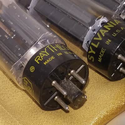 Tung-Sol or other USA 1 5U4GB Balanced Rectifier Vintage Vacuum Tube AT1000 tested  tNOS 1954 - 1966 image 7