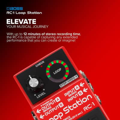 BOSS RC-1 Loop Station w/Innovative Loop Indicator & Foot-Switching Capabilities image 7