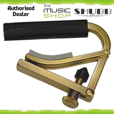 Shubb C9B Ukulele Capo, Plain Unplated Brass image 1