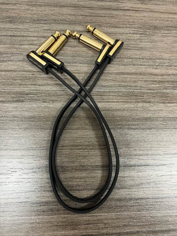 EBS PG-28 Premium Gold Flat Patch Cable Low Profile Ultra Compact 28 cm 11 in 2-PACK image 1