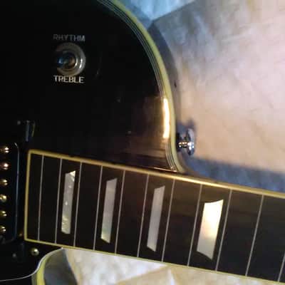 Agile Fretless Guitar Singlecut LP project-Blackburst w/ vintage caps-Final price-Epiphone Probucker image 12