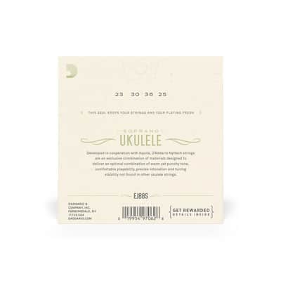 D'Addario Nyltech Soprano Ukulele Strings - EJ88S image 4