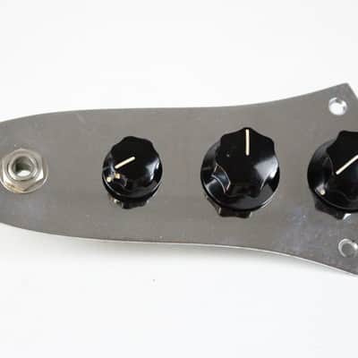 1970 Vintage Fender Jazz Bass Control Plate Stackpole Potentiometers Pots Cap 1960s-1970's USA Early-CBS image 1