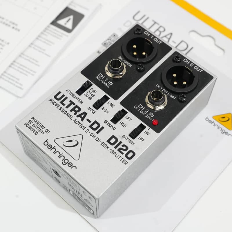 Behringer Ultra-DI DI20: 100% Off MSRP! $44.00 (Used)