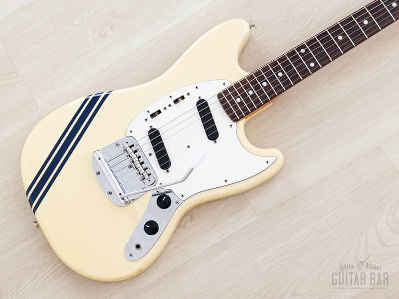 2011 Fender Competition Mustang '73 Vintage Reissue MG73-CO Olympic White, Japan MIJ