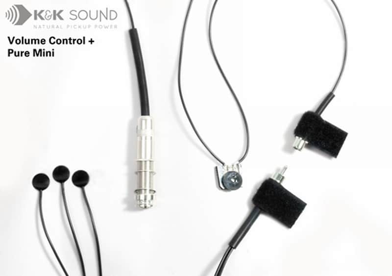 K&K Pure Mini Acoustic Guitar Pickup with Passive Volume Control image 1