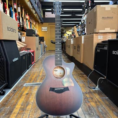 Taylor 322ce V-Class Grand Concert Acoustic-electric Guitar Shaded Edgeburst w/Hard Case image 4