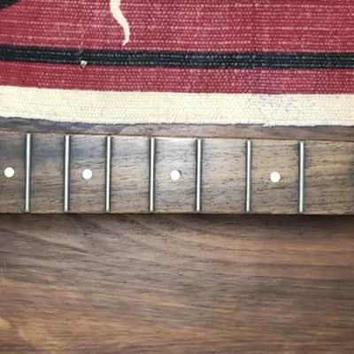 2004 Epiphone Les Paul Junior Electric Guitar Black Actual Loaded Neck image 2