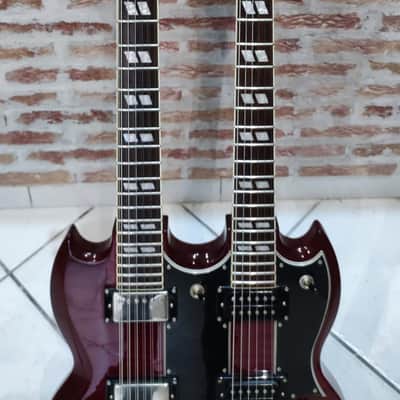 Epiphone SG Doubleneck LTD Flamed Top / G-1275 image 10