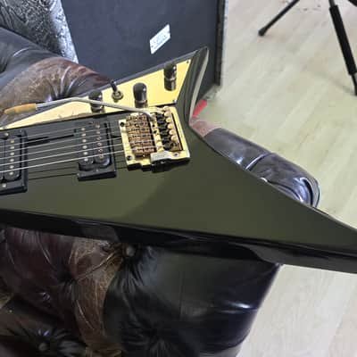 Jackson RR1 Custom Randy Rhoads 1984 San Dimas Custom Shop Offset Flying V Black PRE-Fender era image 13