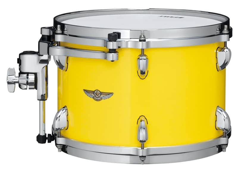 Tama TWT0806-SYL STAR Walnut Rack Tom 8 - Sunny Yellow Lacquer image 1
