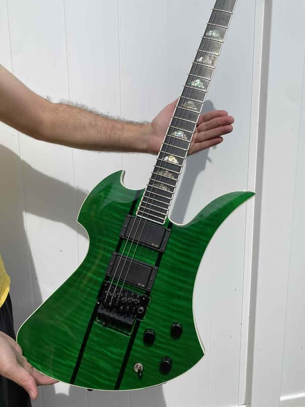 1998 B.C. Rich Mockingbird NAMM Carved Top image 1