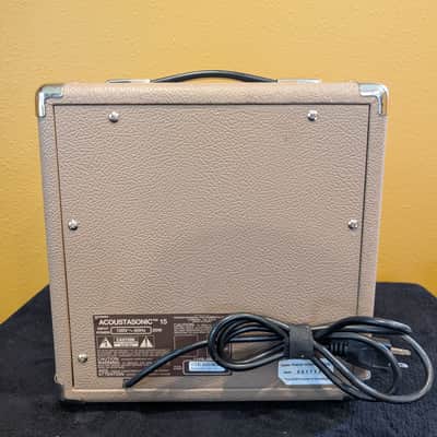 Fender Acoustasonic 15 2-Channel 15-Watt 1x6" Acoustic Guitar Amp Brown image 5