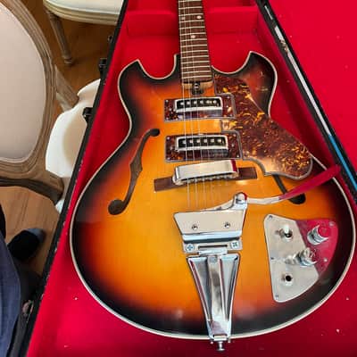 Vintage Kingston Semi-hollow body 1960s - Sunburst image 1