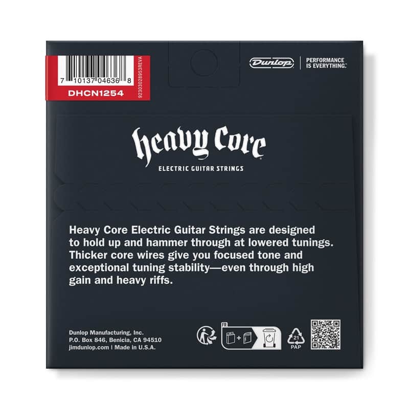 Dunlop DHCN1254 Heaviest Core, Set/6 image 1