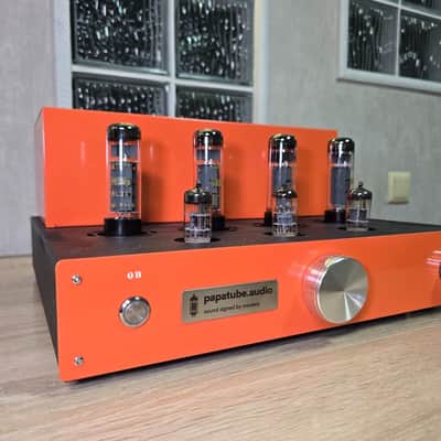Tube Amplifier 👉MINT Hi-End Stereo Class A on Rare Vintage EL34 Audiophile Handcraft image 15