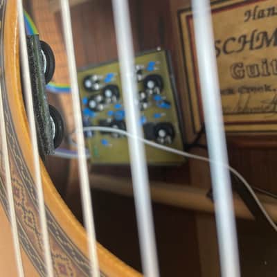 Hans Schmidt  Cr-1 1998 Natural nylon classical acoustic electric image 6