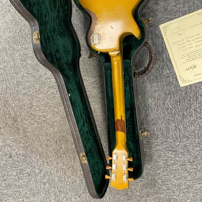 Handyman Les Paul Gold Top All Gold 2019 - All Gold relic image 13