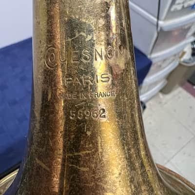 Vintage Couesnon Paris Bb Trumpet with Original Case Just Serviced Made in France #2 image 18