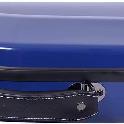 Crossrock Fiberglass Hardshell Backpack Style Navy Blue Electric Guitar Case (CRF1000JMNVBL) image 6