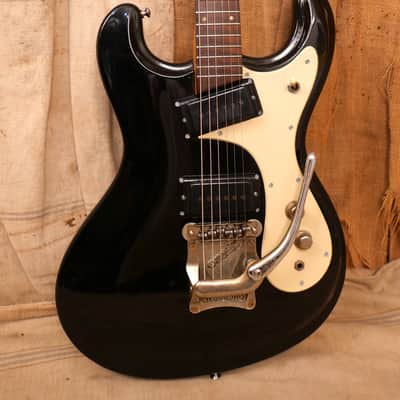 Morales Vibramatic Mosrite Copy 1969 Black image 2