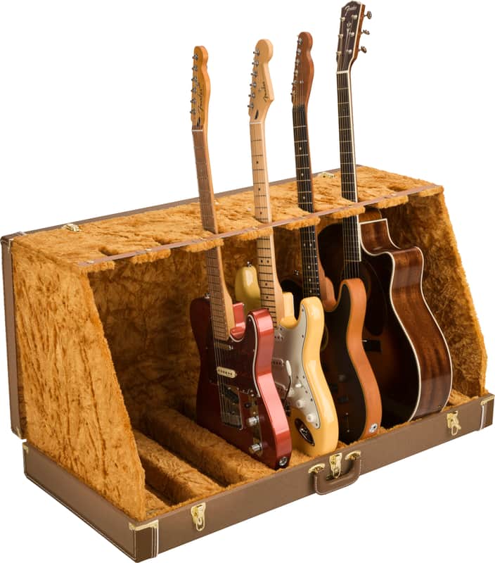 Fender Fender Classic Series Case Stand - 7 Guitar Brown imagen 1