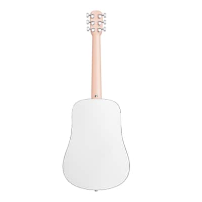 Refurbished LAVA ME play Smart Guitars HILAVA 2.0 System Acoustic Electric Guitar,Right Handed 6 Steels String Acustica Guitarra For Adults & Teens & Beginner (36', LITE BAG, Light Peach & Frost White) image 2