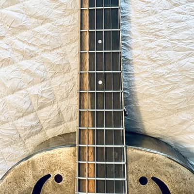 Mule Single Cone Steel Resonator Guitar w/National Thinline Pickup - Rare and Superb!! image 6