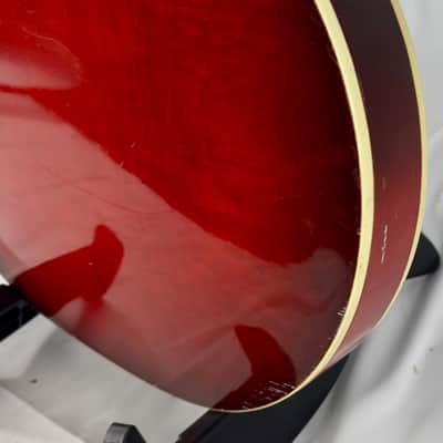 Harmony H-78 Hollow Body Electric Guitar Body  1964 Red Burst image 17