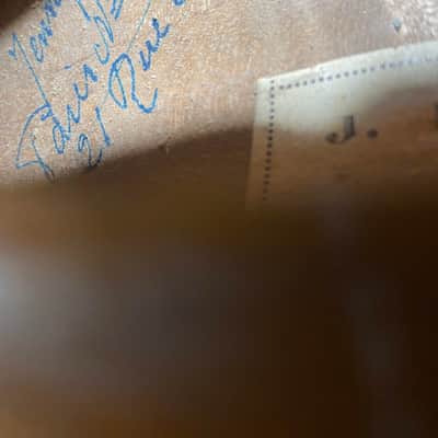 SALE! Excellent French violin labeled by Jenny Bailly, 1950,Rampal's certificate, Video! image 9