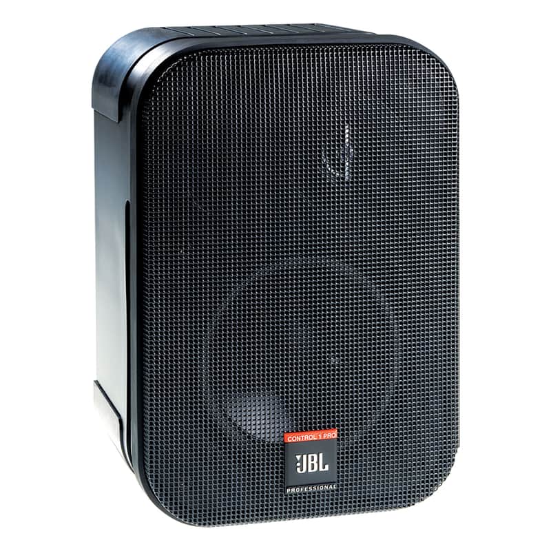JBL C1PRO Two-Way Professional Compact Loudspeaker System - Black image 1