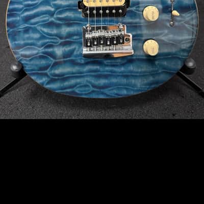 Sterling AX3 SUB Blue Quilted Maple--Axis 2010s - Trans Blue image 15