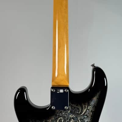 2020 Fender MIJ Limited Edition Black Paisley Stratocaster image 6