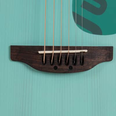Applause AEO-69-T Applause Jump Series OM Cutaway Solid European Spruce Top Maple Neck 6-String Acoustic-Electric Guitar - Celeste image 4