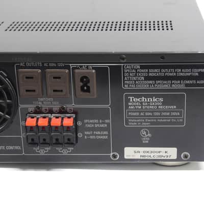 Vintage Technics SA GX300 AM FM Quarts Synthesizer Stereo with Graphic Equalizer image 6