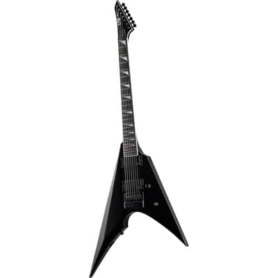 LTD Arrow-1007B 7-String Electric Guitar with Evertune, Black image 4